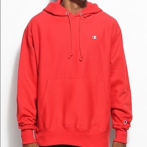 Red Men’s Champion Hoodie